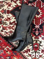 Schwarze Leder Stiefel elegant Grösse 38TOP Zustandschuh