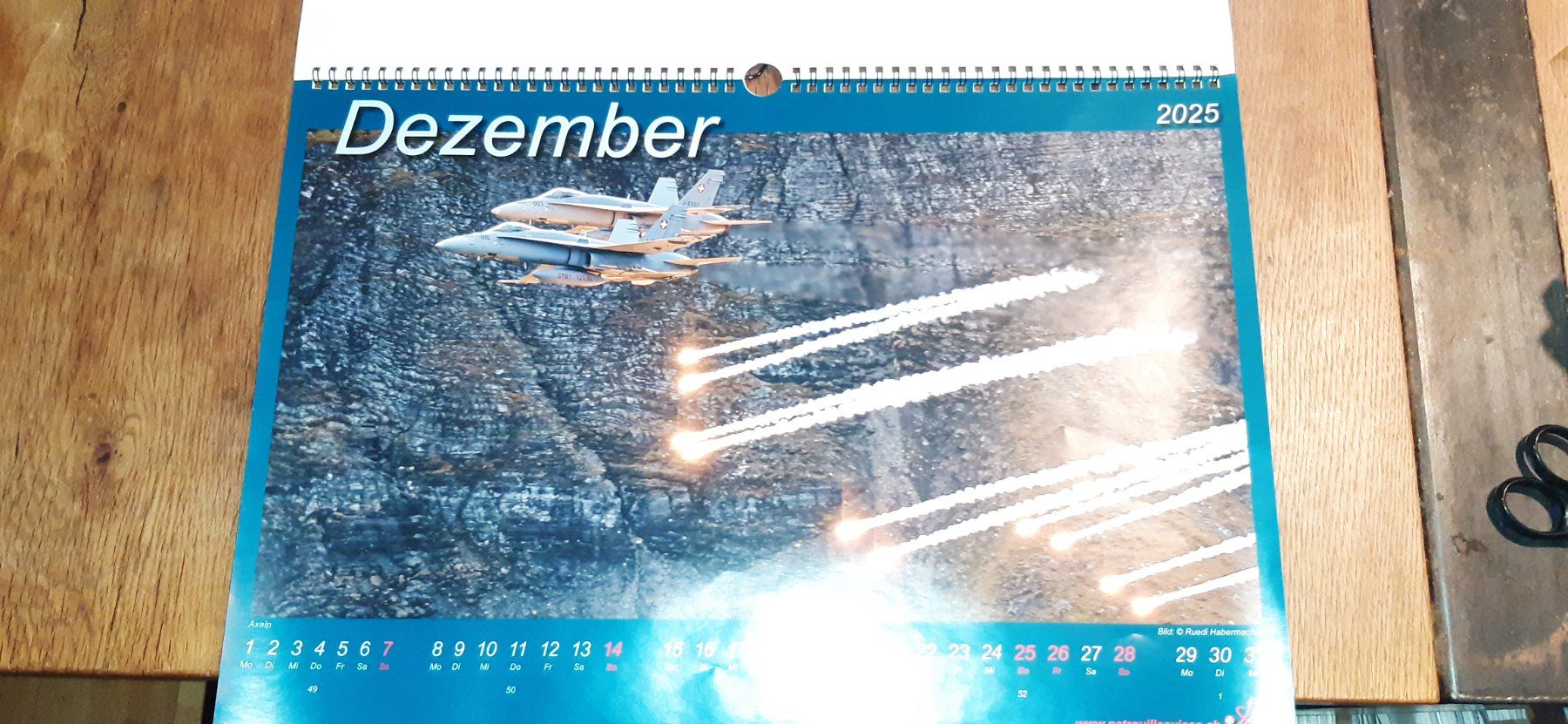 Calendari: Patrouille Suisse Kalender 2025 – Usato da Fehraltorf venduto da STEMAC01TK 2