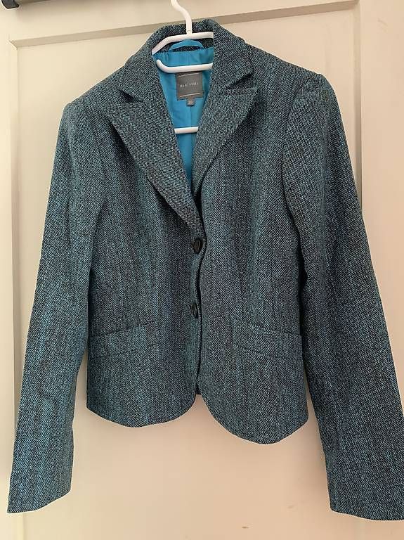 Jacken: Türkis-schwarzer Blaser – Gebraucht aus Zürich von lil_xr6x