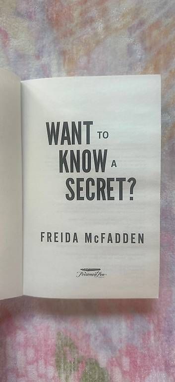 Libri: Want To Know A Secret?  Freida McFadden – Usato da Bellinzona venduto da nan_89sf 2
