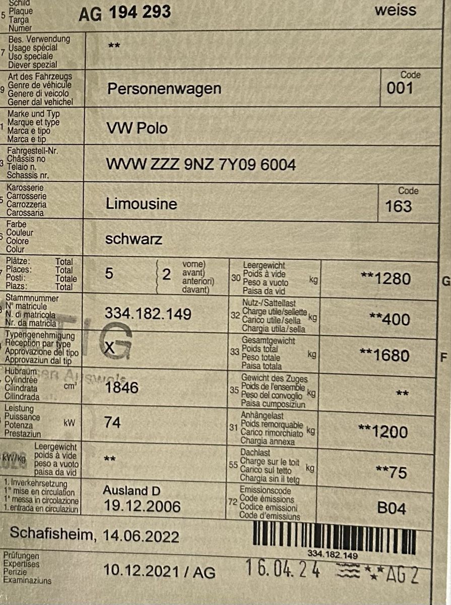 VW Automobili: VW Polo 1.9 TDI  – Usato da Wallbach venduto da SchnellAutomobile 9