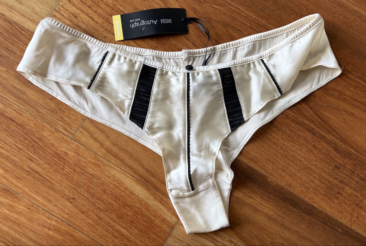 Autres dessous: Autograph M&S slip Brief Seide 38 40 M  – Neuf avec emballage d'origine à Rheinfelden par nad_6hrl