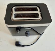 Toaster Graef schwarz 2-Scheiben gebraucht funktionsfähig