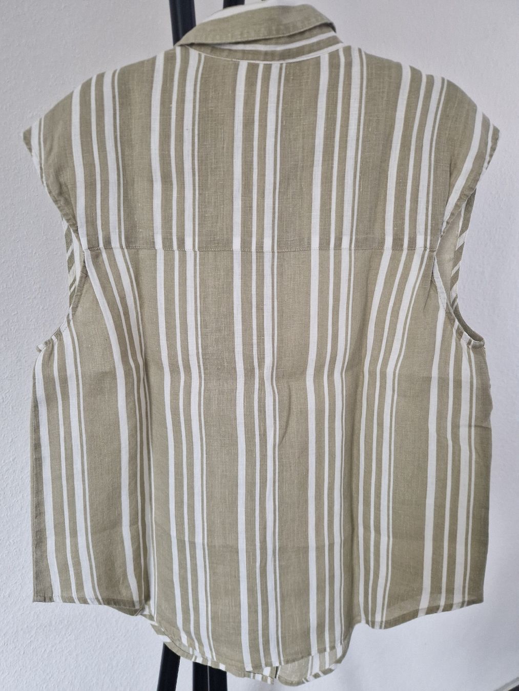 Benetton Camicette: Leinenbluse Benetton gestreift Grösse S – Usato da Gwatt (Thun) venduto da Letzte-Chance-III 4