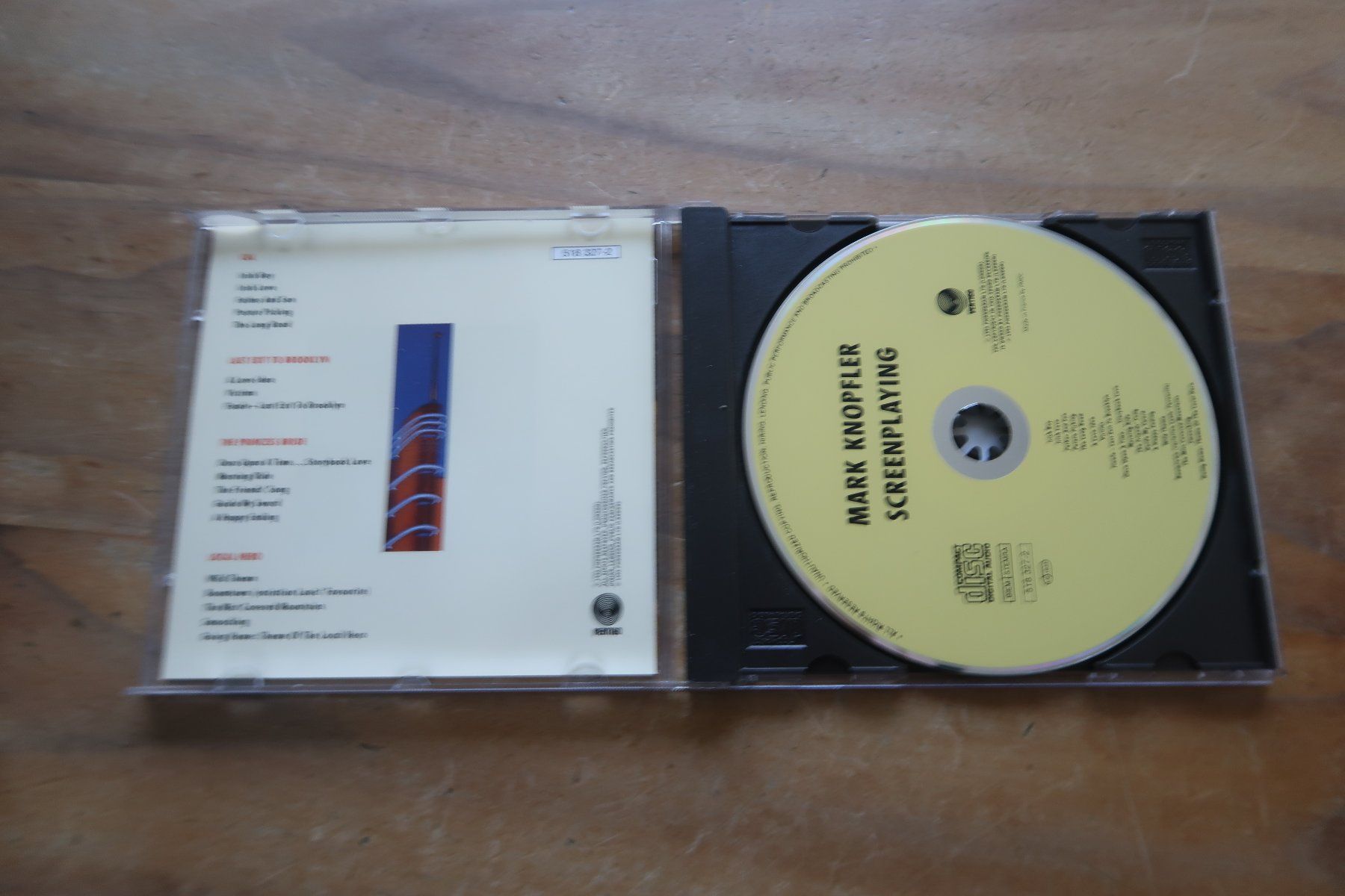 CDs: MARK KNOPFLER - SCREENPLAYING - EX- DIRE STRAITS CD – Gebraucht aus Basel von Patiscat 3