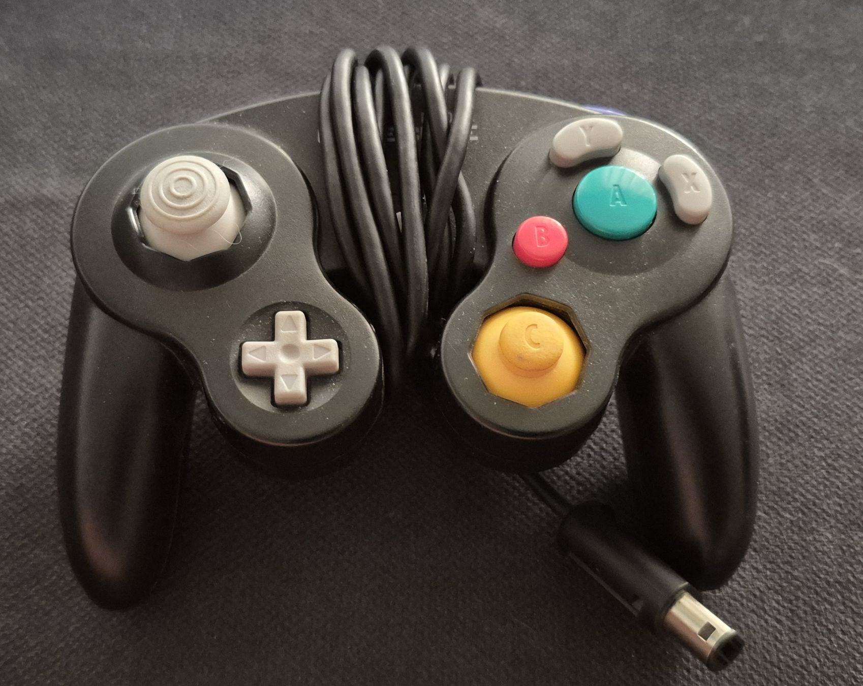 Nintendo Controller: CONTROLLER MANETTE GAMECUBE NOIRE SCHWARZ RETRO NINTENDO  – Usato da Grand-Lancy venduto da luc111 1