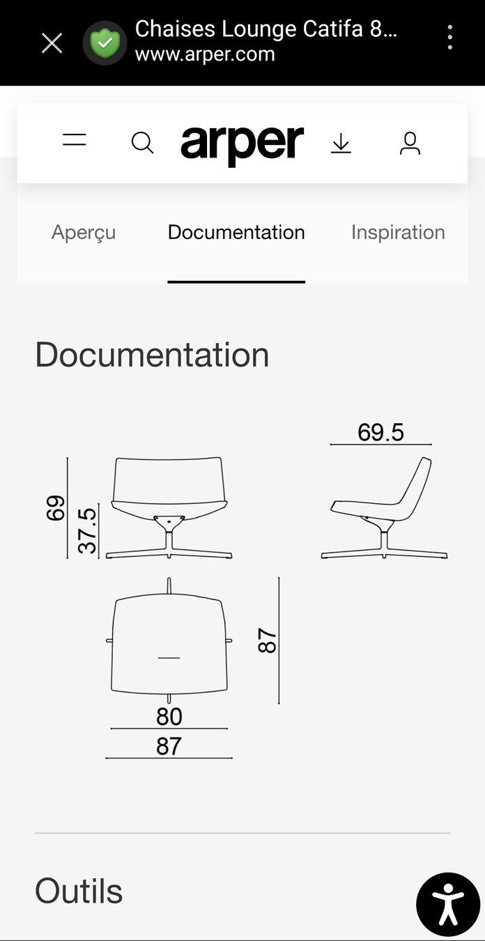 Arper Poltrone: ARPER CATIFA 80 Lounge Sessel drehbar Designer – Nuovo (secondo la descrizione) da Granges-Paccot venduto da YuDrOm 3