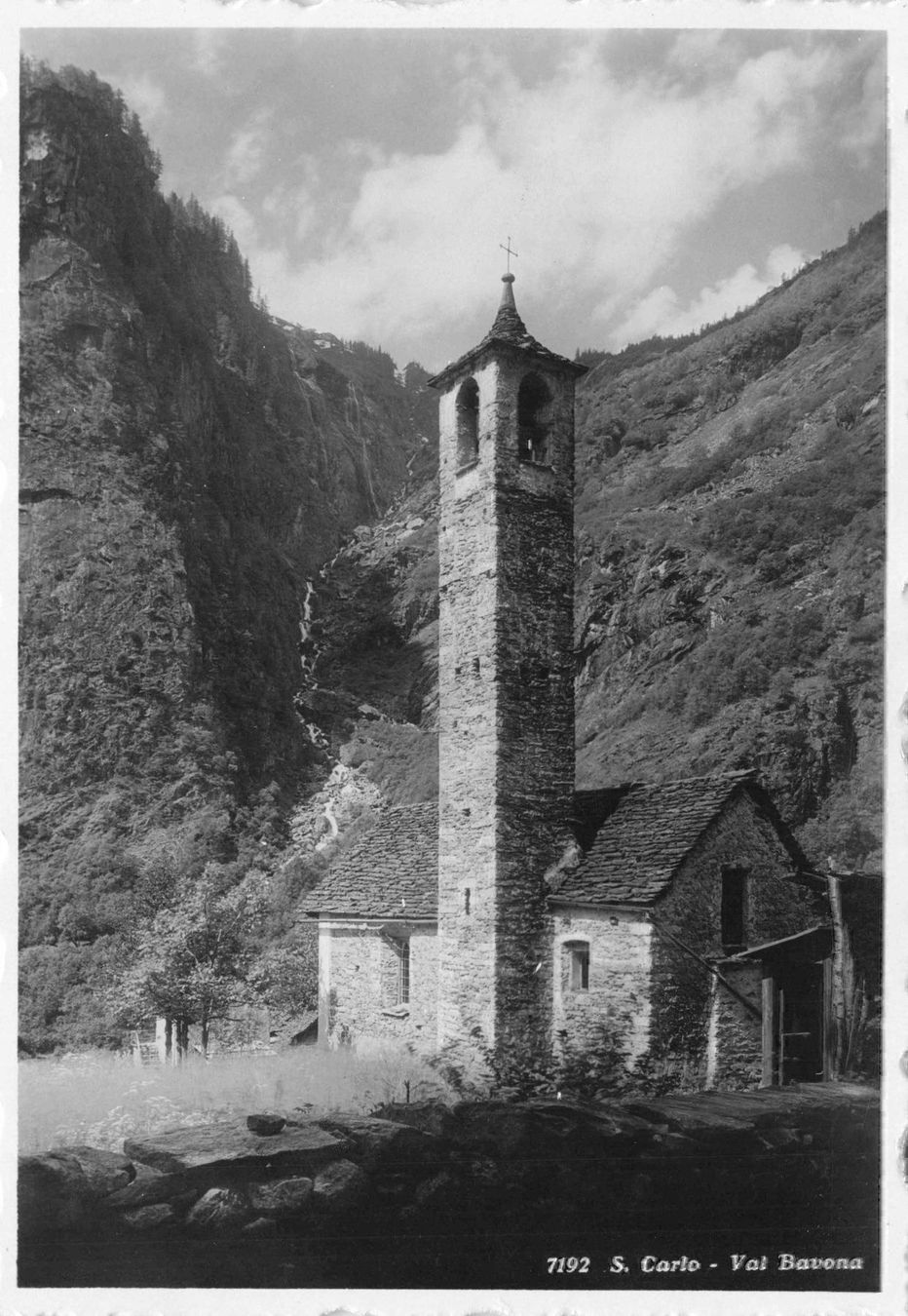 Ansichtskarten: S. Carlo Val Bavona Ti – Gebraucht aus Biasca von Blenio71