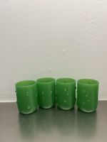 Shotgläser plastik, grün, Essiggurke 