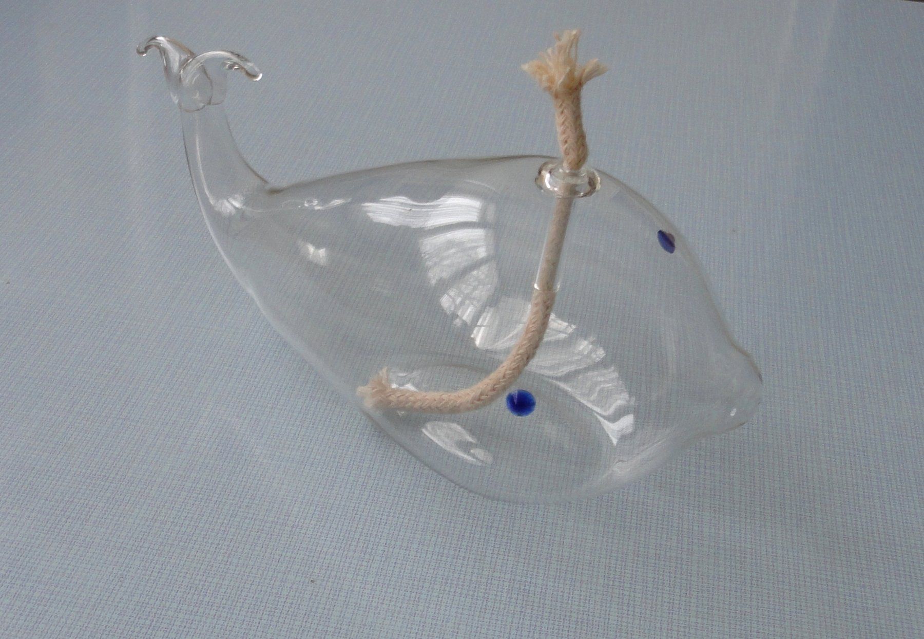 Tutte le decorazioni: Glasfisch mit Dochteinsatz Länge 19cm – Nuovo (secondo la descrizione) da zürich venduto da parts5060
