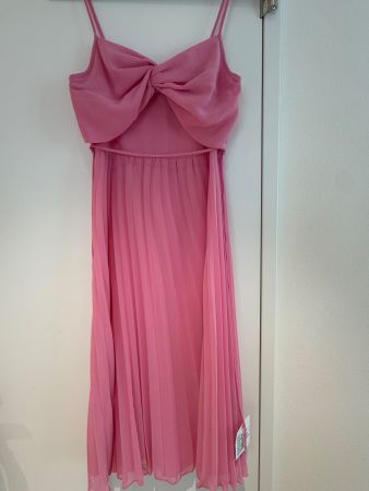 ASOS PINKES PLISSEE-KLEID – NEU MIT ETIKETT