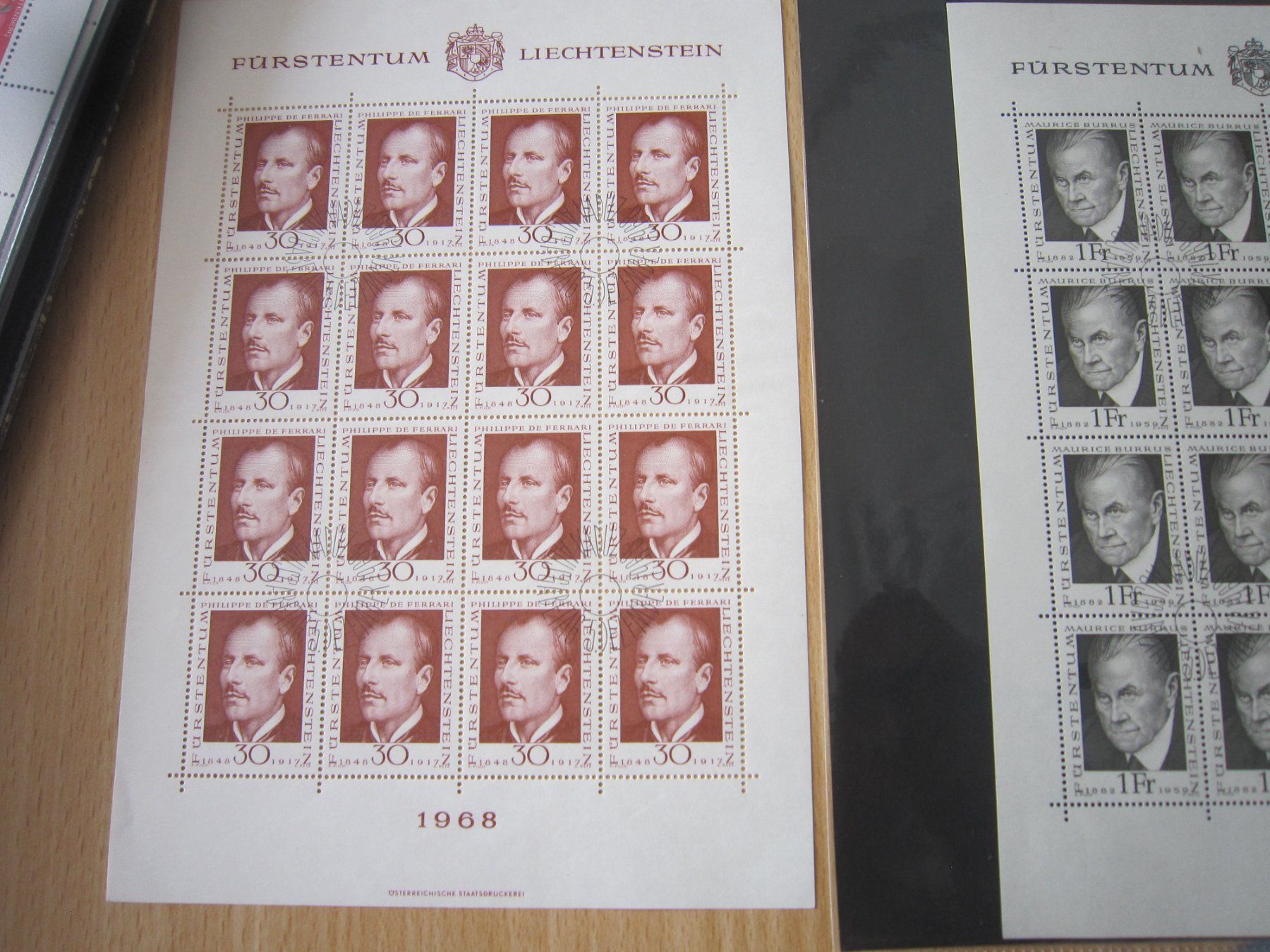 Tutti i francobolli: 1968 BLöcke Lichtenstein – Usato da Giubiasco venduto da sal_9j6w 1