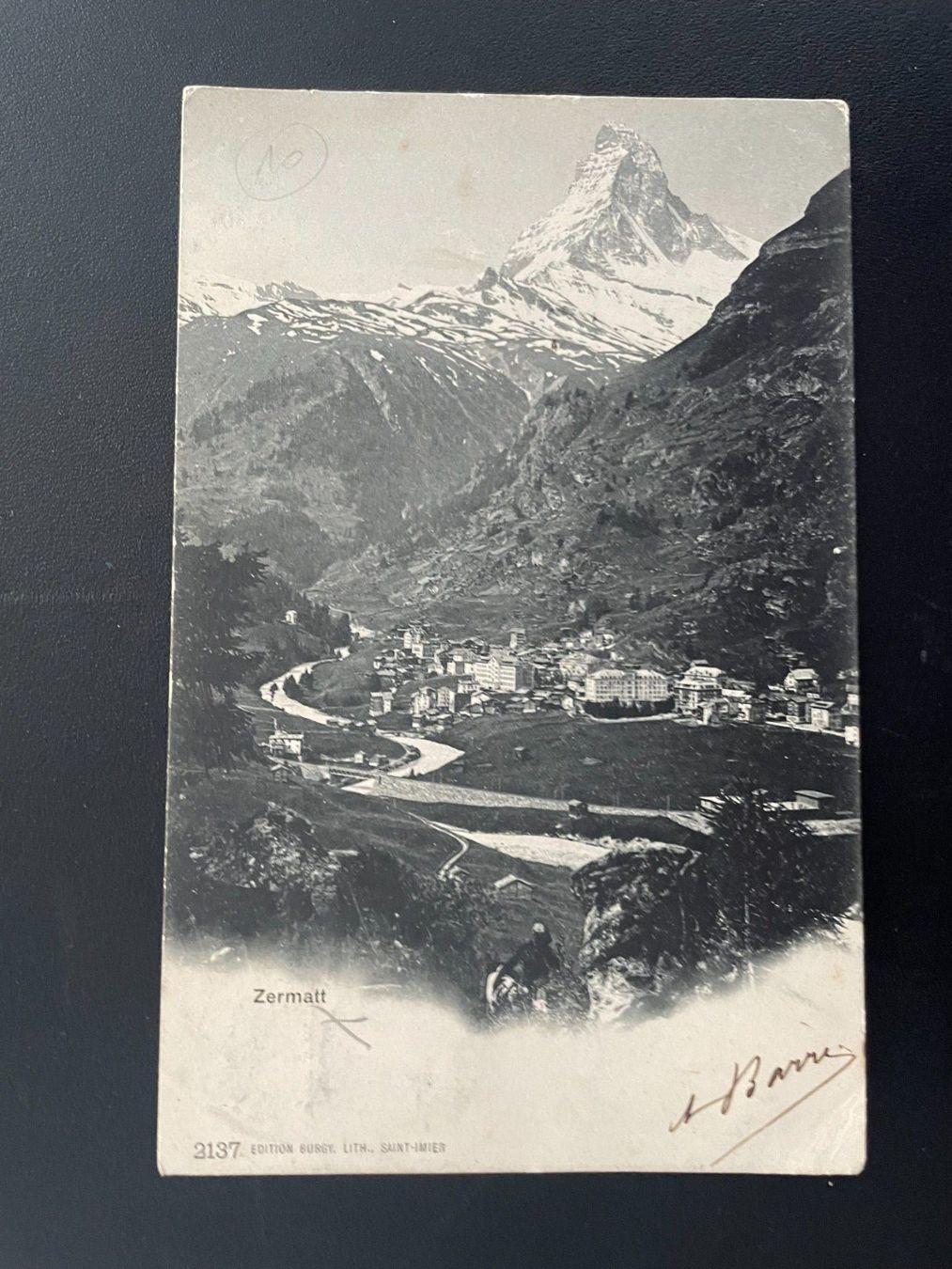Cartoline postali: AK VS Zermatt und Matterhorn – Usato da Thal venduto da Danny82