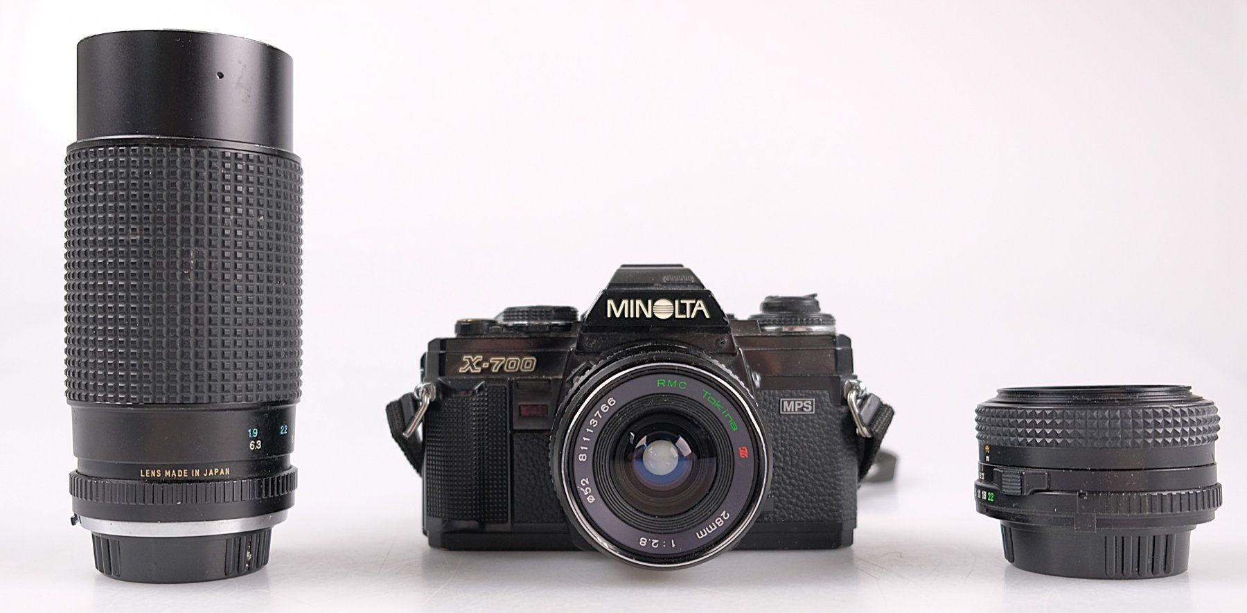 Minolta Appareil photo: Minolta X-700 Spiegelreflexkamera mit 3 Objektiven – D'occasion à Volketswil par brockipfannenstil 6