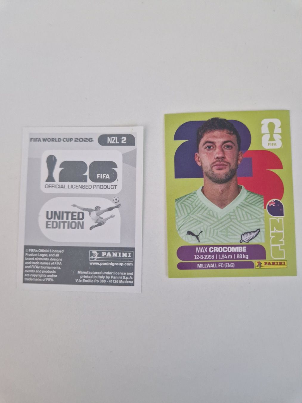 Panini Cartes à collectionner: Panini Sticker NZL2 – Neuf (Voir description) à Stüsslingen par white_angel86