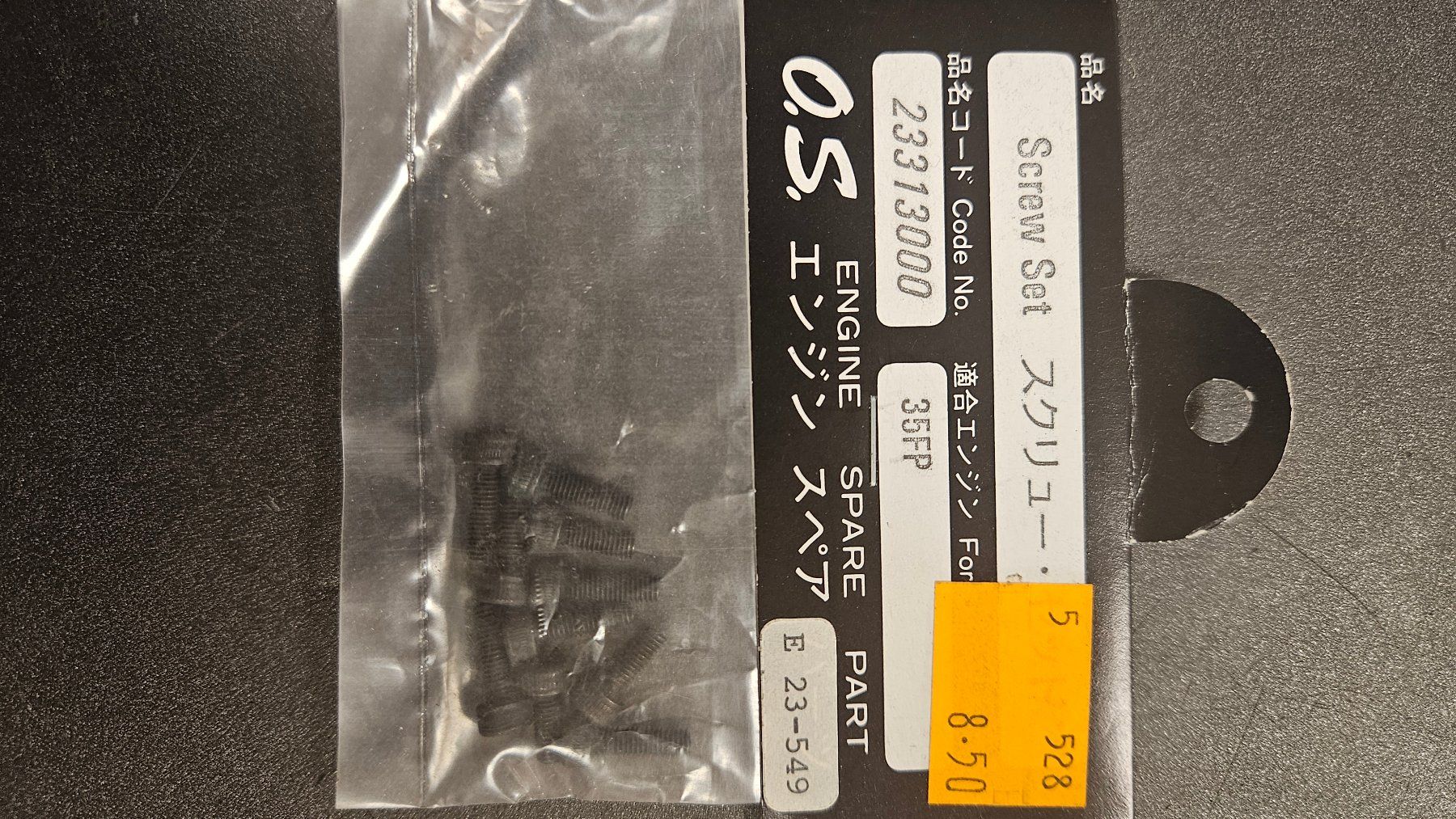 Motori: O.S. Engine 35FP Schrauben Set, Ersatzteil, Neu! – Nuovo e nell'imballaggio originale da Vaduz venduto da Lipet