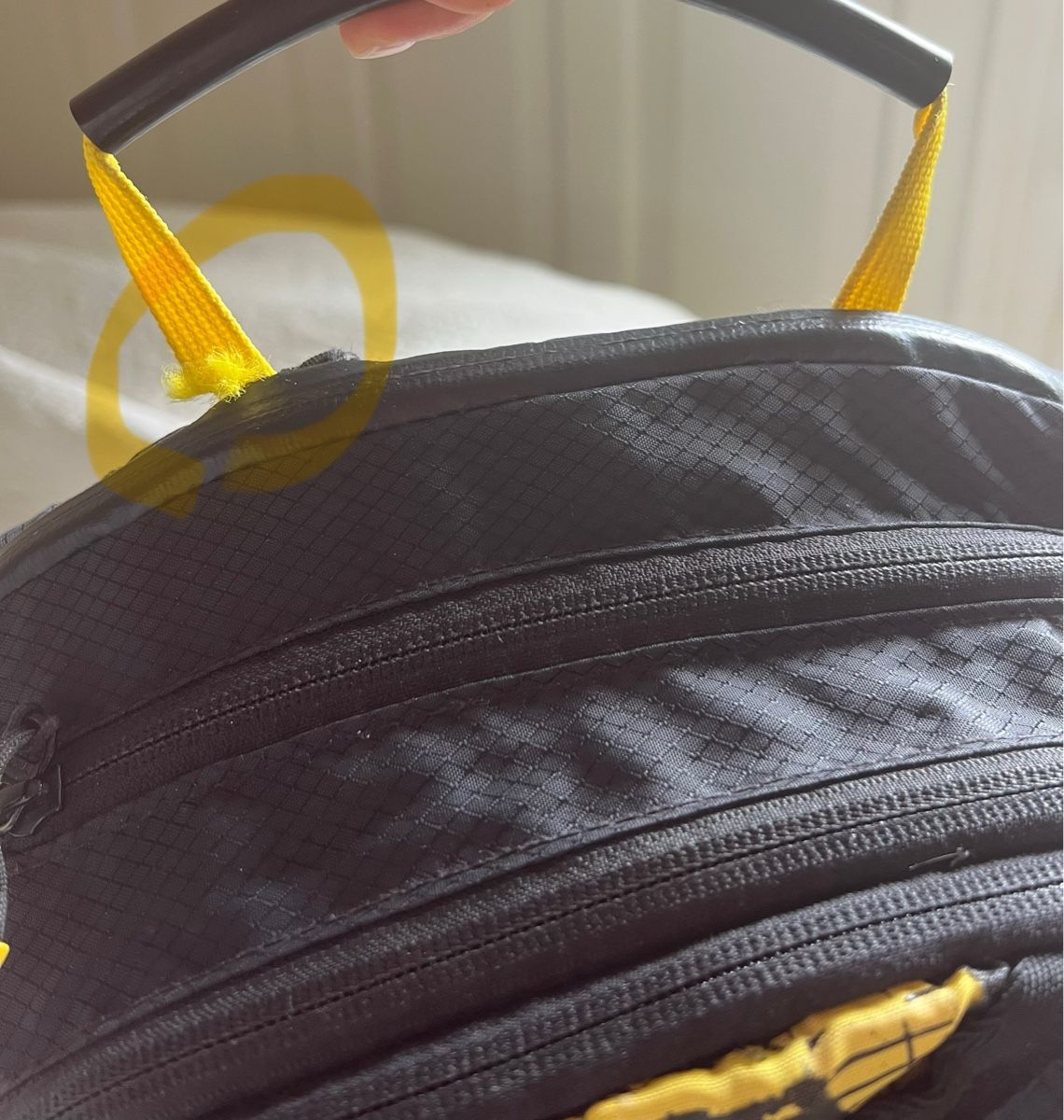 Rossignol Zaini: Rossignol Rucksack, schwarz-gelb – Usato da Zürich venduto da jeroendy 6