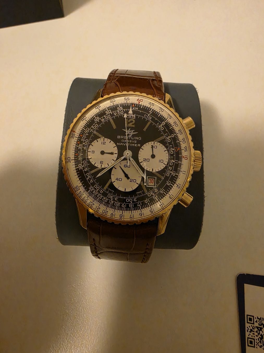 Breitling Orologi: Breitling Navitimer Chronograph 43mm handaufzug  – Usato da Basel venduto da Afghan1234 7