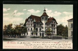 AK St. Gallen, Blick zur Cantine, 1903