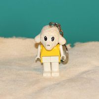 LEGO Fabuland Lamb 3 Key Chain KCF25
