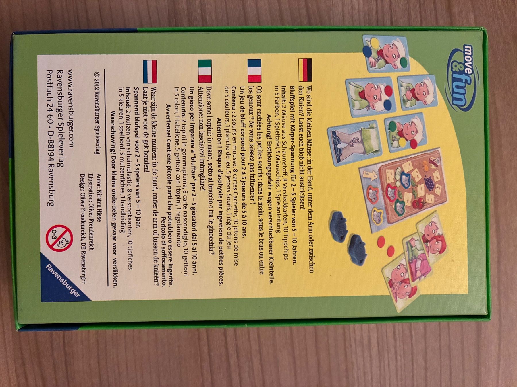 Ravensburger Giochi: "Hide Your Mouse" Spiel von Ravensburger – Usato da La Tour-de-Peilz venduto da leu_hnf6 1