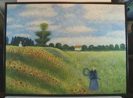 Claude Monet  "Les coquelicots"  gerahmt