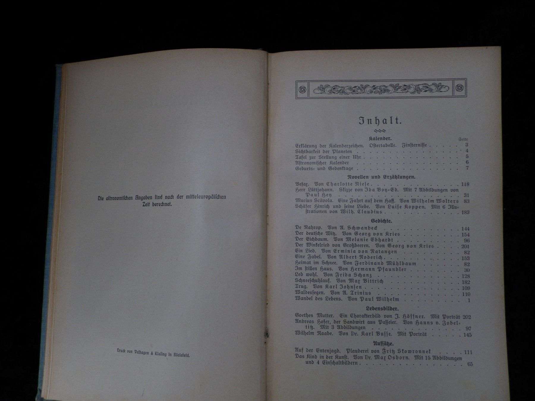 Calendari: Daheim Kalender 1908 – Usato da Reinach BL venduto da Annodomini 3