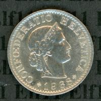 CHF___0.05 1968 stgl * nigelnagelneu! 5 Rappen