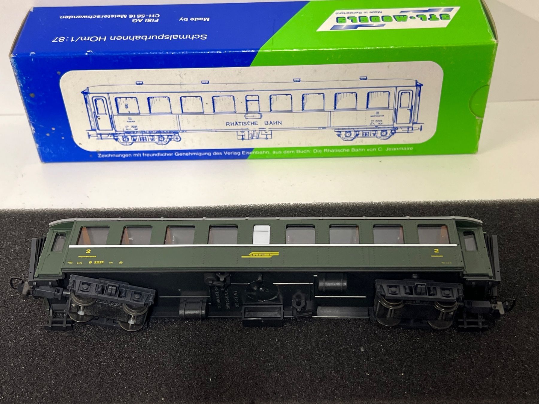 Modelleisenbahnen: STL - MODELS RhB B 2221  H0m – Gebraucht aus Neuenhof von ludovicco 7