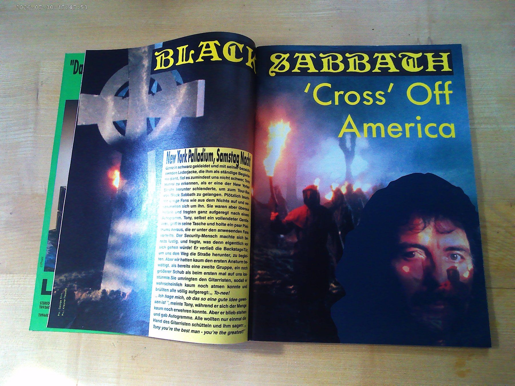 Riviste & Magazine: METAL HAMMER 17/89 - BLACK SABBATH Sodom MSG Testament – Usato da Zofingen venduto da mooni89 3