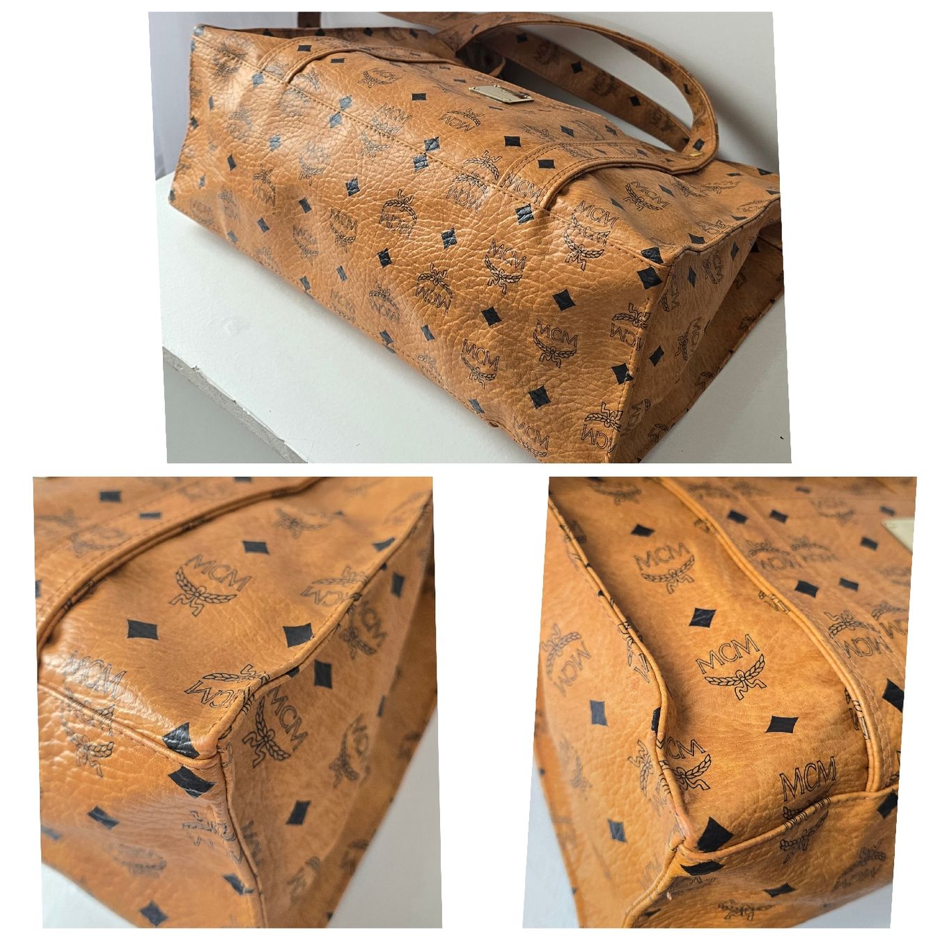 Mcm Borse da donna: MCM Shopper Medium Heritage Cognac Canvas – Usato da Niederteufen venduto da Mira_72 3