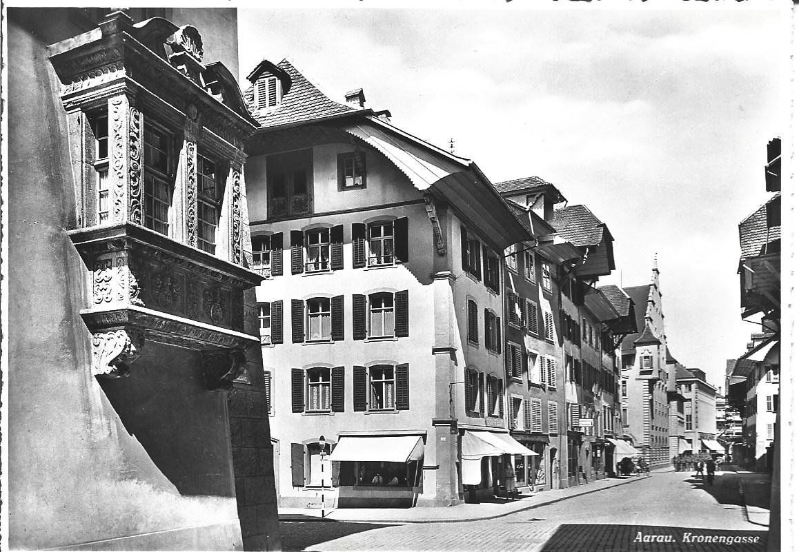 Cartoline postali: AK  Aarau  Kronengasse – Usato da Appenzell venduto da mai25