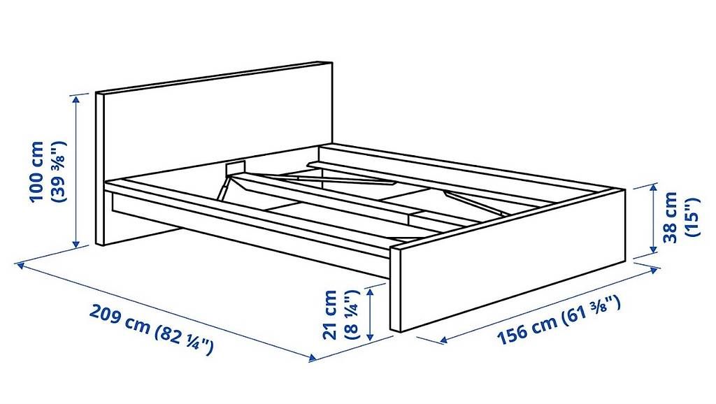 Ikea Betten: Bett inkl. Lattenrost 1.40m MALM – Gebraucht aus Bern von buffalo-soldier 1