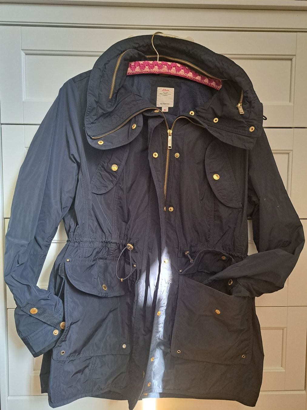 S.Oliver Jacken: Parka S. OLIVER Damen Grösse 42 Blau – Gebraucht aus Zürich von dph_r9t2