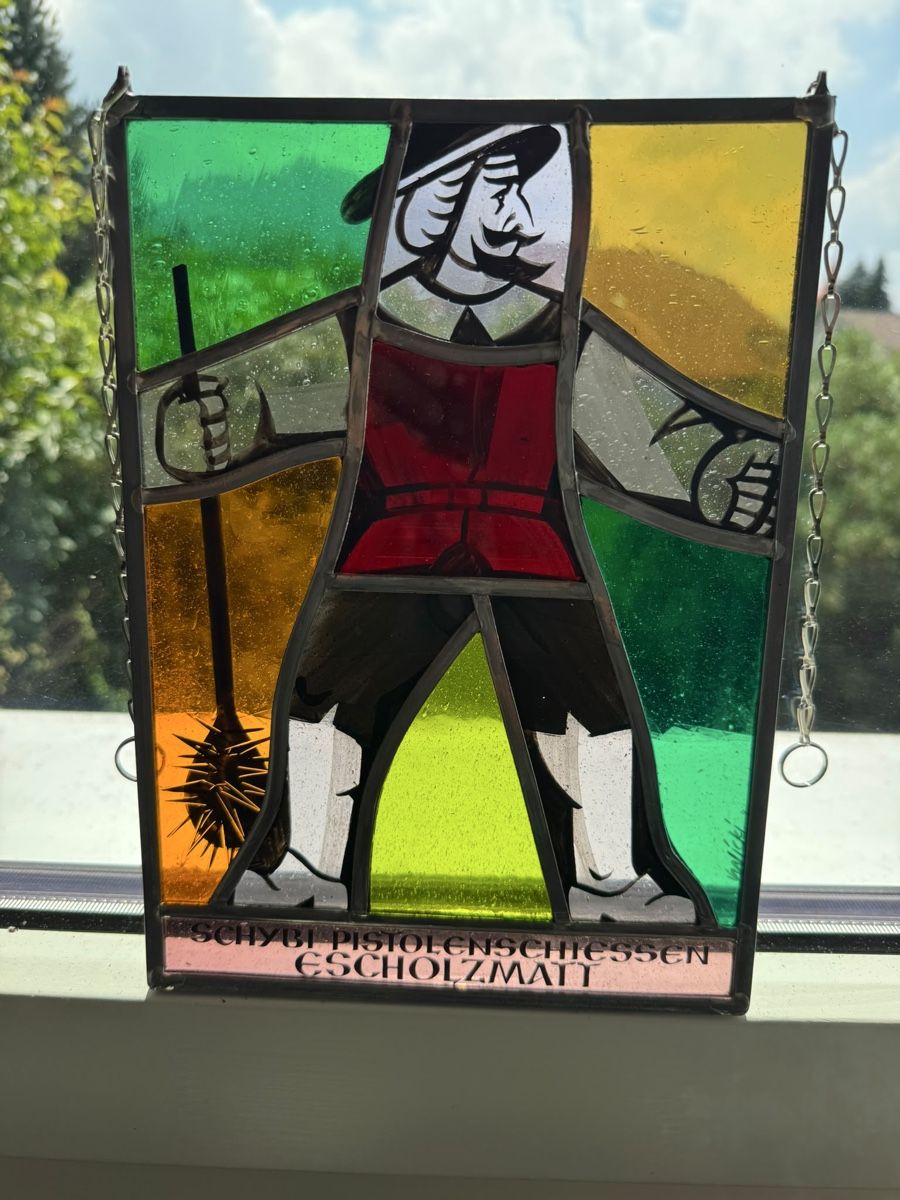 Sonstige Antiquitäten & Kunst: Wappenschebeb aus Glas – Gebraucht aus Wiggen von cha_p9np 7