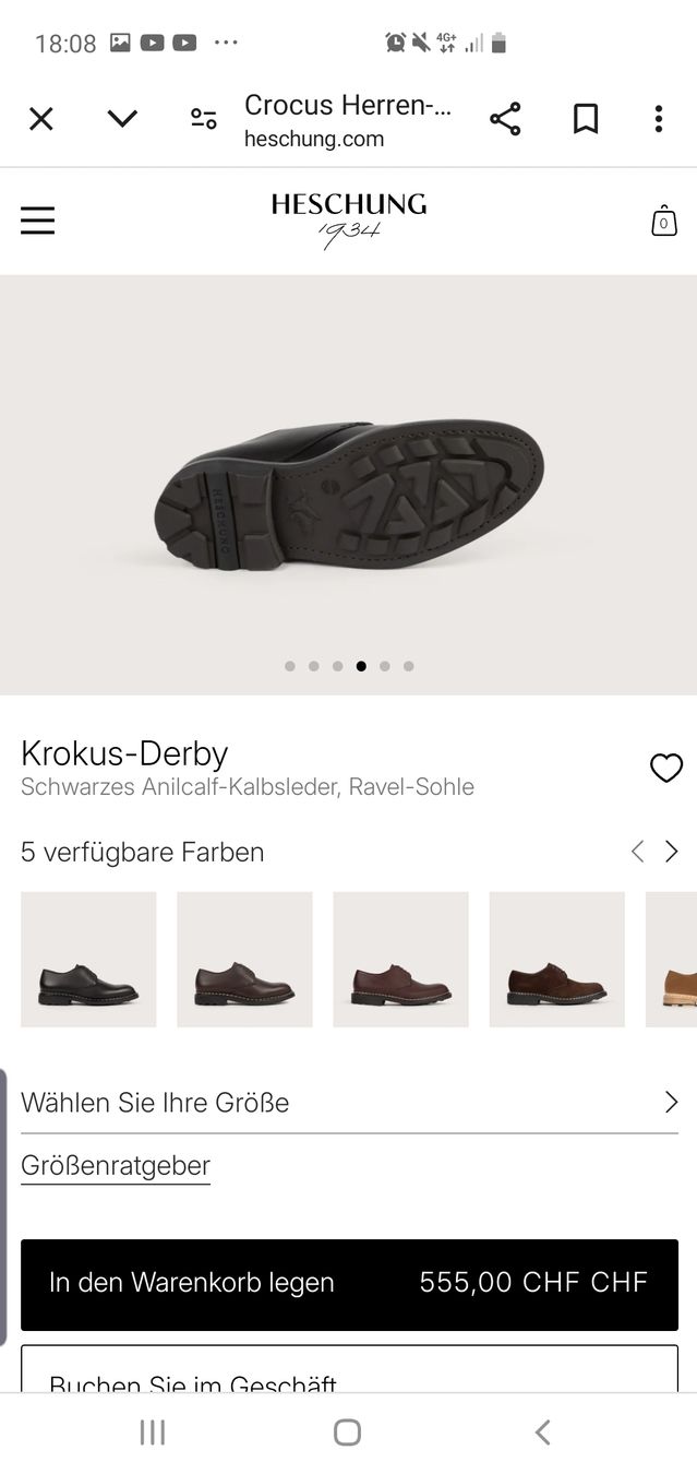 Scarpe da uomo: Heschung, Derby, Schuhe, 40 – Nuovo (secondo la descrizione) da Winterthur venduto da Sjull 5