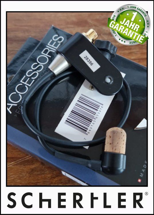 Schertler Microfoni: SCHERTLER - STAT B, double bass electrostatic contact mic – Nuovo (secondo la descrizione) da Mendrisio venduto da Schertler-Sales 1