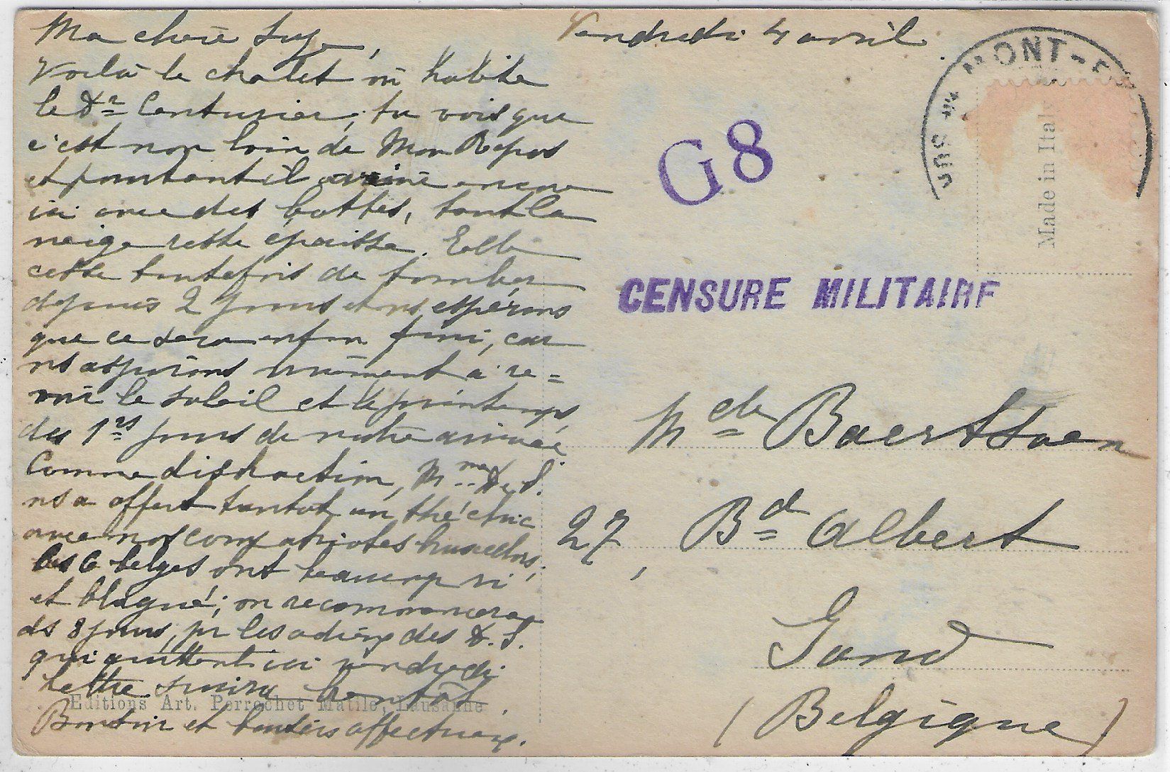 Cartoline postali: Mont Pelerin - Mon Repos – Usato da Ettingen venduto da Kartenplanet 1