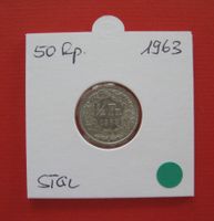 50 Rappen 1963, stempelglanz ( grüne Markierung )
