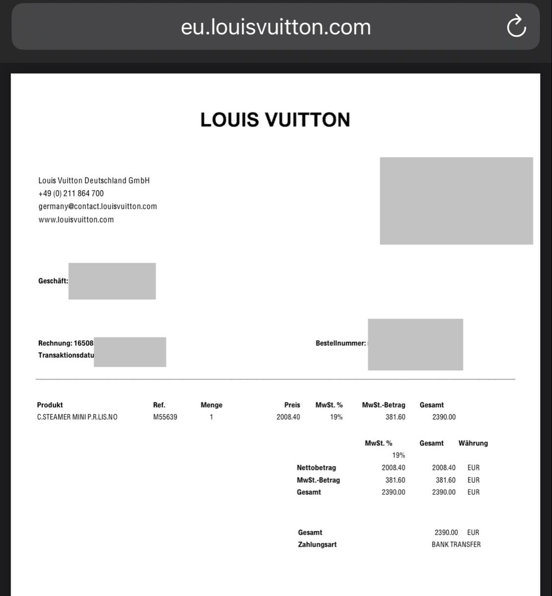 Louis Vuitton Borse: Louis Vuitton CITY STEAMER MINI – Usato da Bad Ragaz venduto da vjmast 1