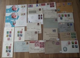 Pro Juventute  schönes Brief und Belege LOT  über 30 Belege