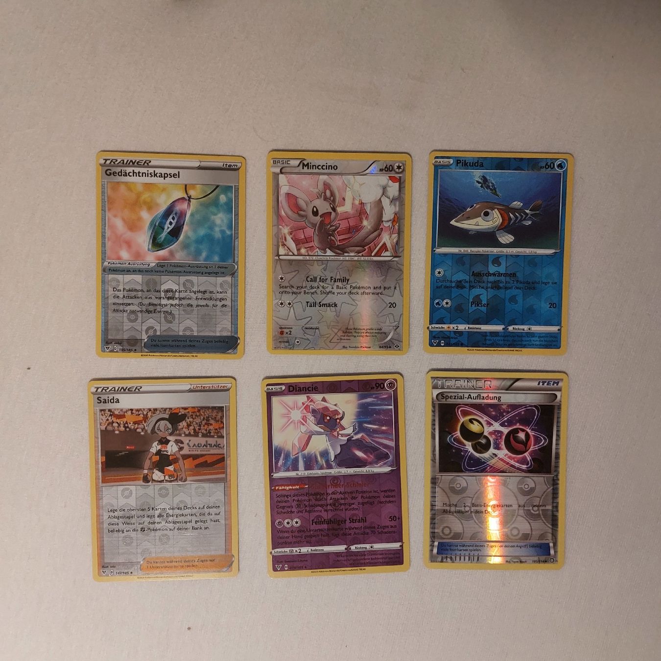 Giochi: Ab 1.-    6x Pokémon Reverse Holo Karten – Usato da Basel venduto da jan_3