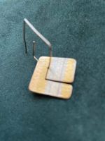 Silberohrringe mit Goldauflage