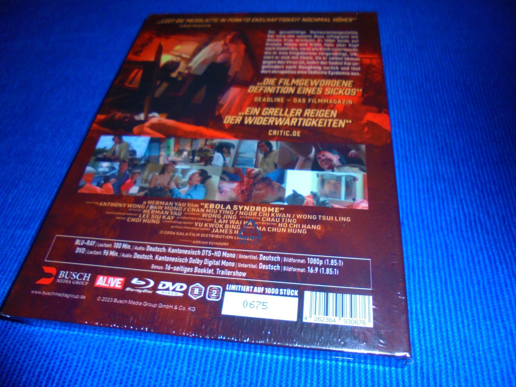 Alle DVDs: Mediabook  EBOLA Syndrome   Lim. 0675 / 1000 – Neu (gemäss Beschreibung) aus Wattenwil von Firebird1 1