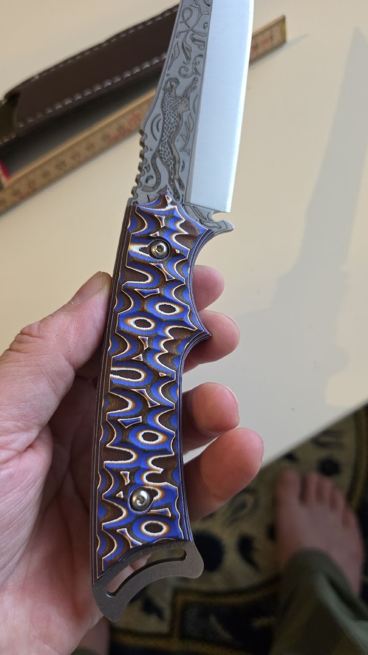 Accessoires: Handgefertigtes Jagdmesser. – Neuf avec emballage d'origine à St. Margrethen SG par Duezenli61 5