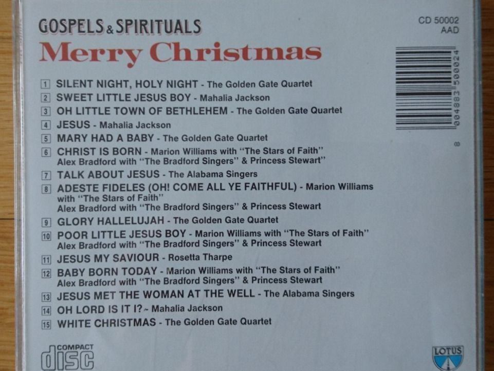 CD: Merry Christmas Gospels & Spirituals CD – Usato da Luzern venduto da Einh0rn 1