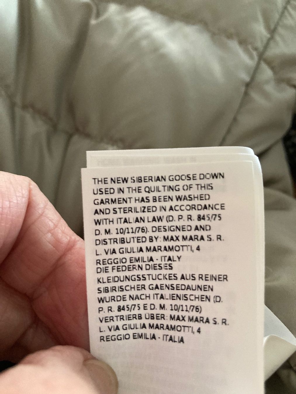 Max Mara Cappotti: S' MAX MARA Daunen Mantel mit Kapuze – Usato da Manno venduto da tin_2vgz 3