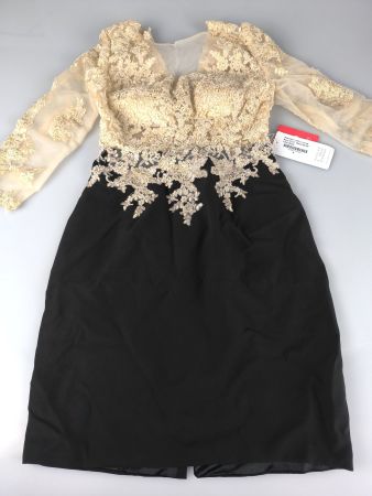 Festtagskleid / Abendkleid Langarm Gr. 38