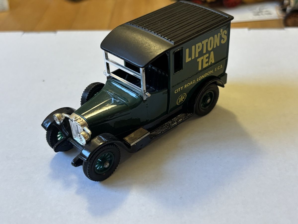 Matchbox Modellini d'auto: Matchbox Modell - Lipton Tea Talbot Van 1927 – Nuovo (secondo la descrizione) da Zürich venduto da s0u9