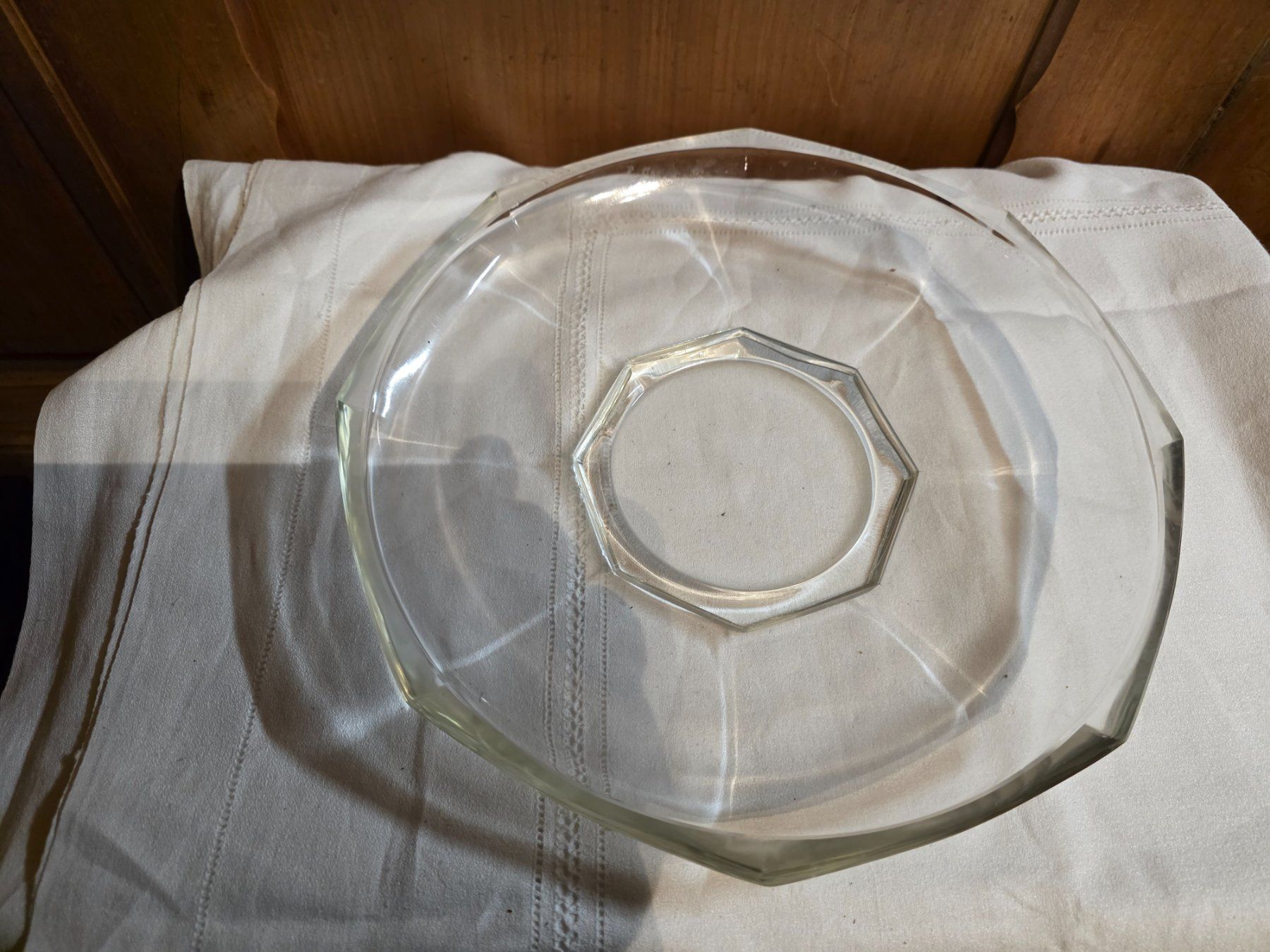 Piatti di portata: Glas Servierteller Platte Teller Schale 30 cm – Usato da Walterswil BE venduto da Lonitti 1